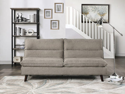 Homelegance  - Mackay Convertible Sofa Bed in Brown - 9560BR-3CL  view 6
