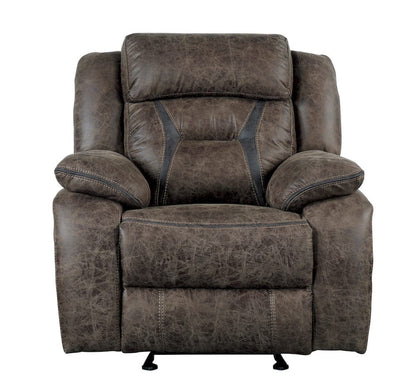 Homelegance  - Madrona Hill Glider Reclining Chair in Dark brown - 9989DB-1  view 2