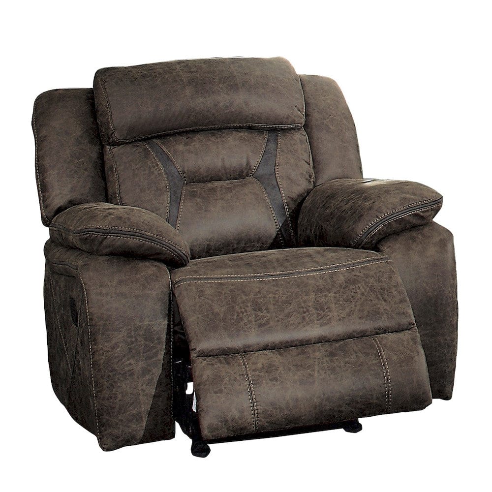 Homelegance  - Madrona Hill Glider Reclining Chair in Dark brown - 9989DB-1  view 4