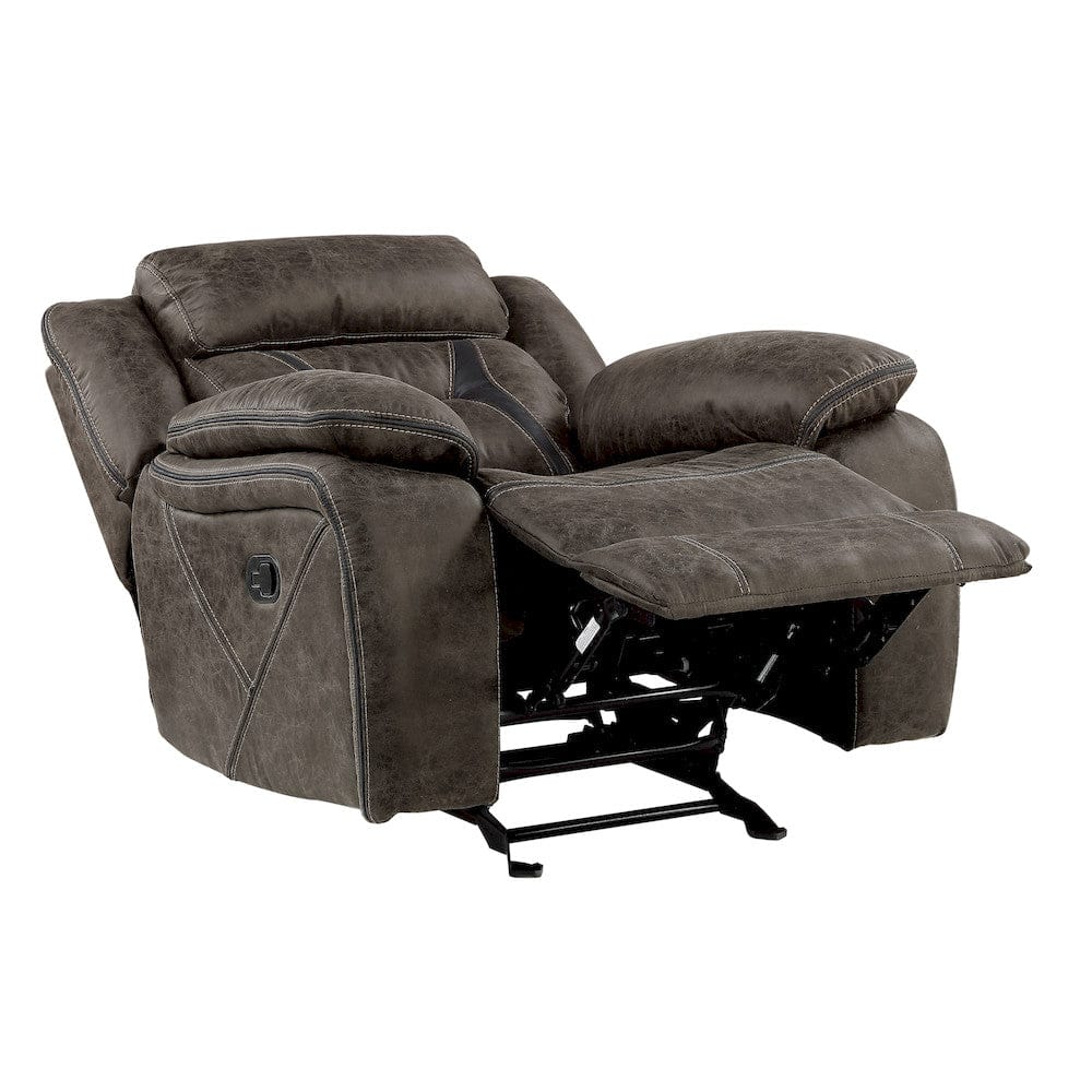 Homelegance  - Madrona Hill Glider Reclining Chair in Dark brown - 9989DB-1  view 5
