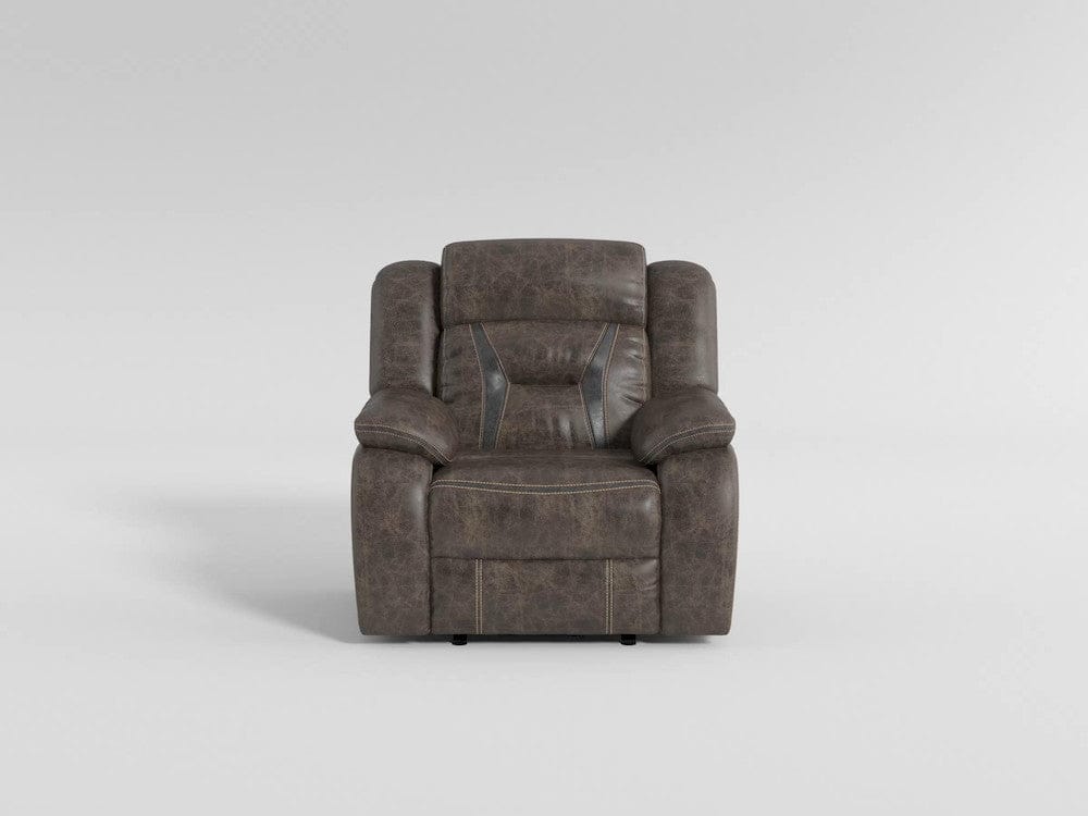 Homelegance  - Madrona Hill Glider Reclining Chair in Dark brown - 9989DB-1  view 9