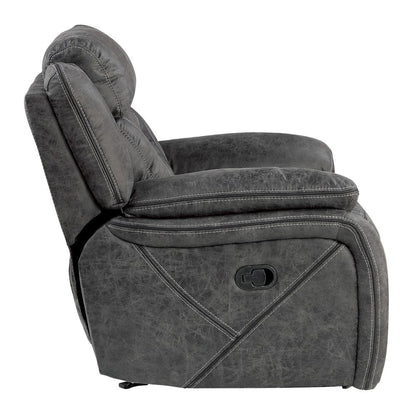 Homelegance  - Madrona Hill Glider Reclining Chair in Gray - 9989GY-1  view 2