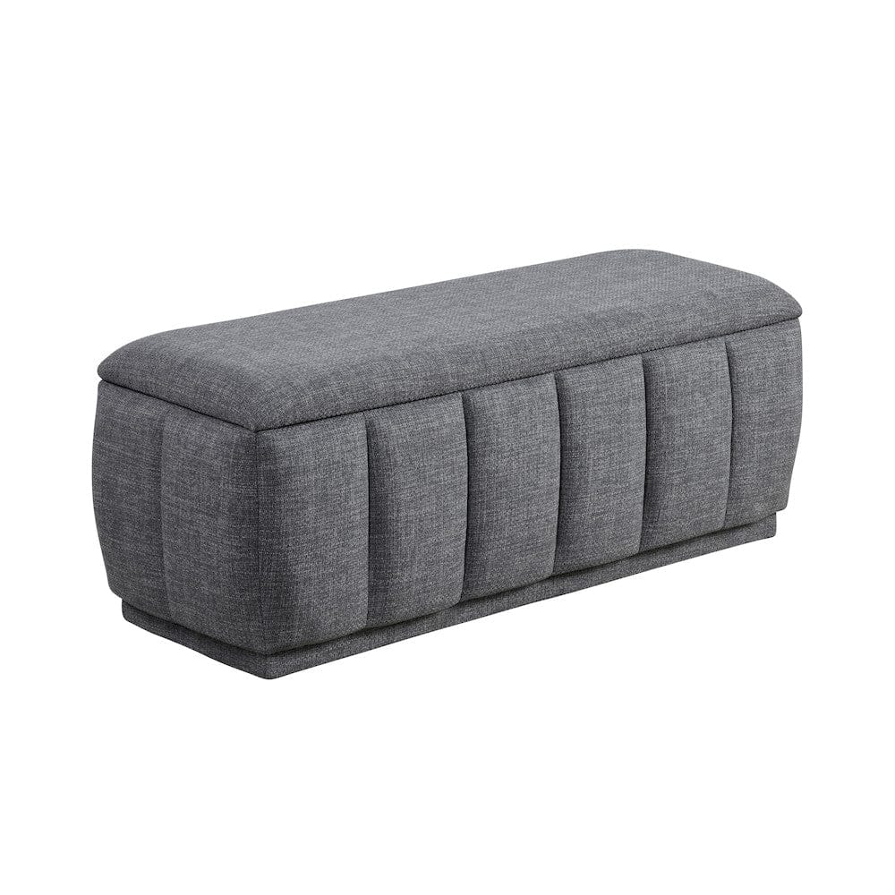 Homelegance  - Maize Storage Bench in Gray - 4799GY  view 1