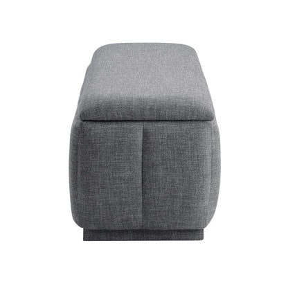 Homelegance  - Maize Storage Bench in Gray - 4799GY  view 2