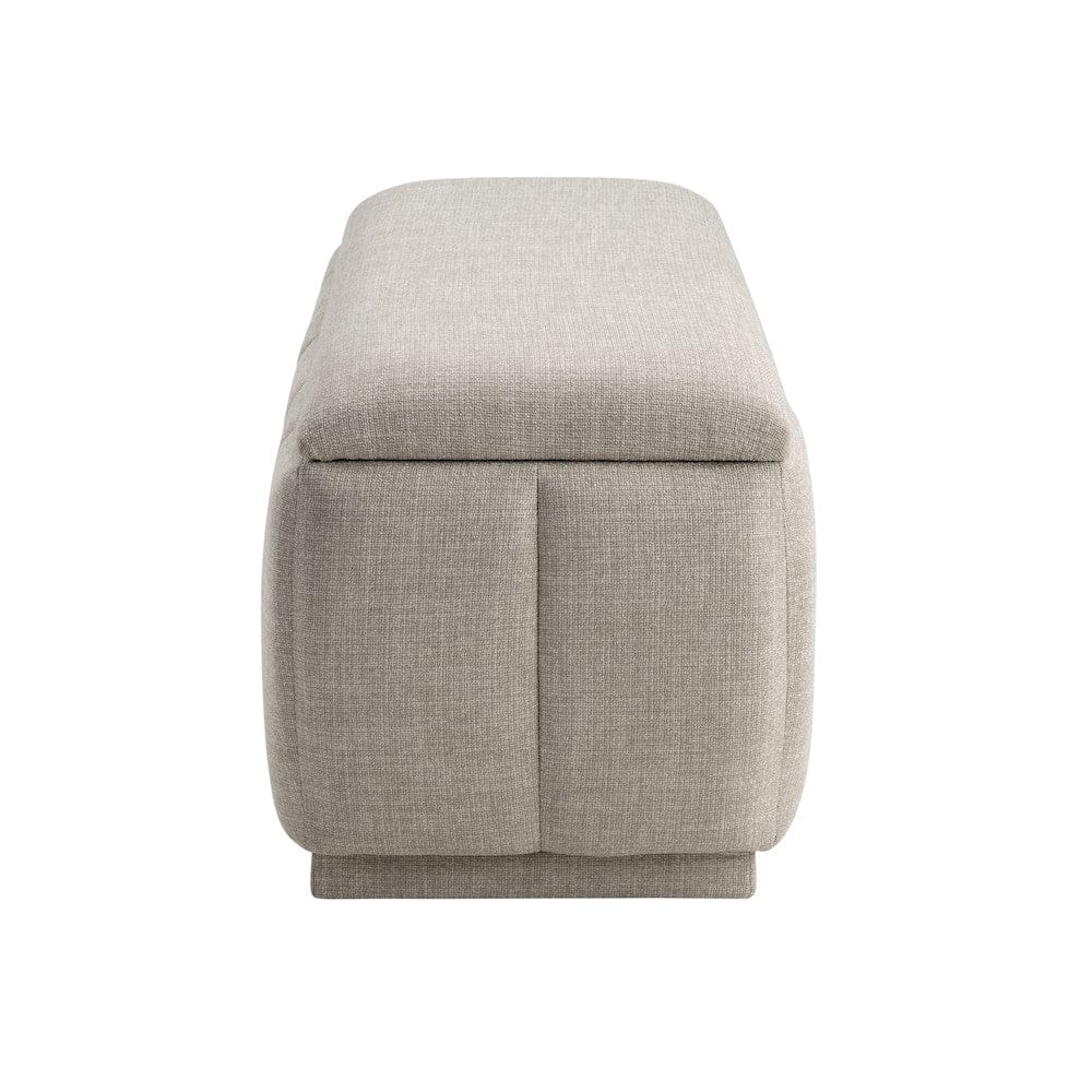 Homelegance  - Maize Storage Bench in Taupe - 4799TP  view 3