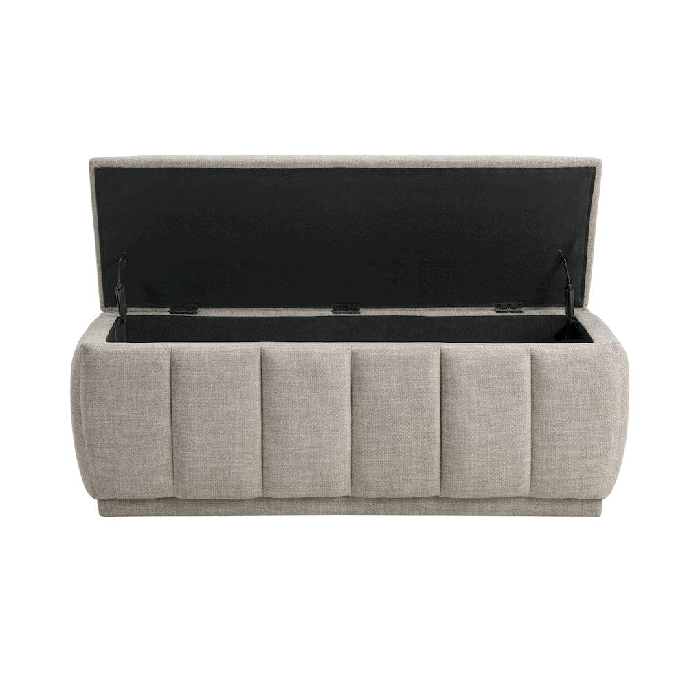 Homelegance  - Maize Storage Bench in Taupe - 4799TP  view 4