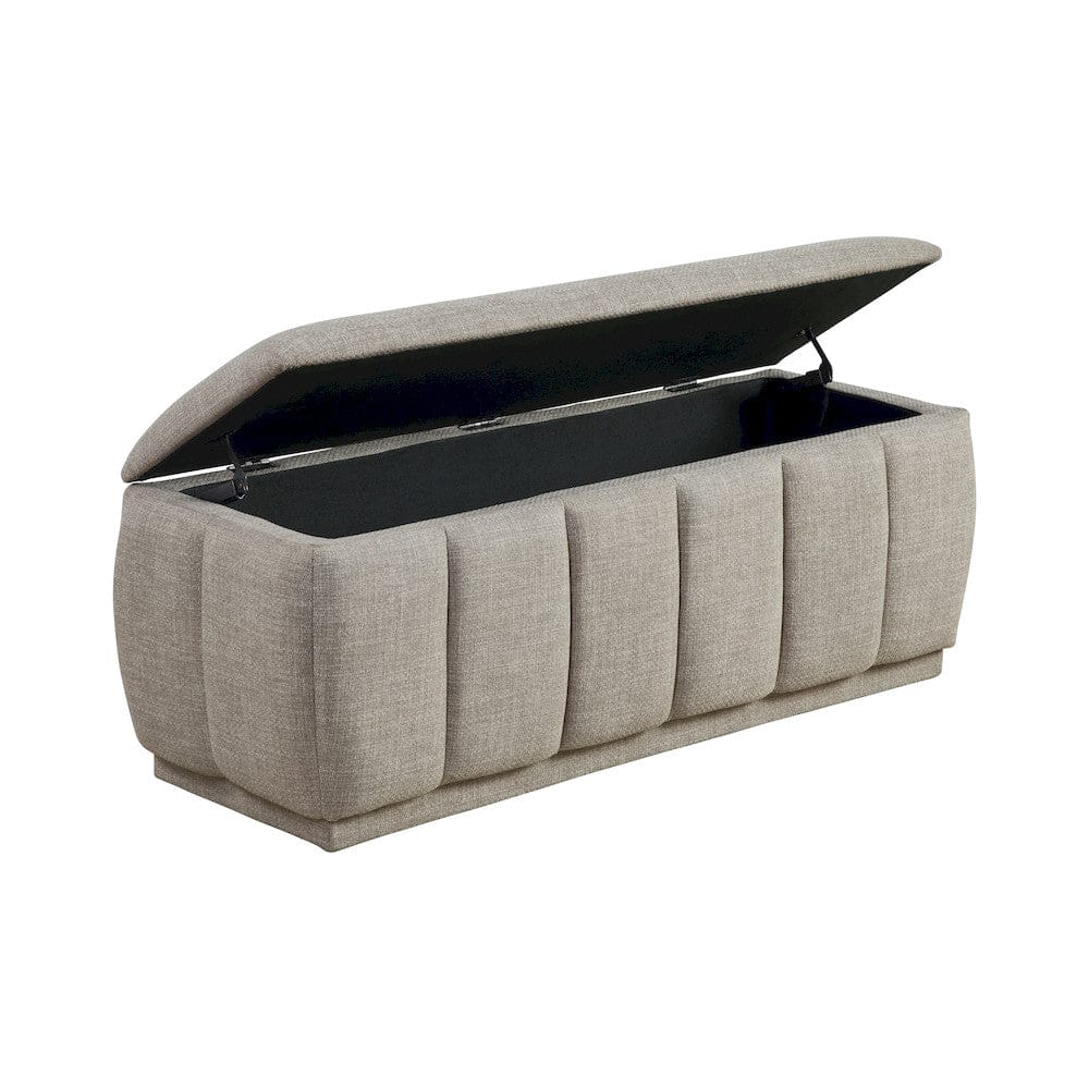 Homelegance  - Maize Storage Bench in Taupe - 4799TP  view 5