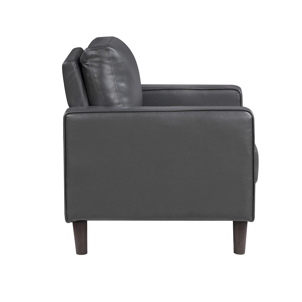 Homelegance  - Malcolm Chair in Dark gray - 9203DGY-1  view 2