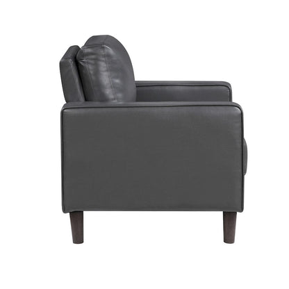 Homelegance  - Malcolm Chair in Dark gray - 9203DGY-1  view 2