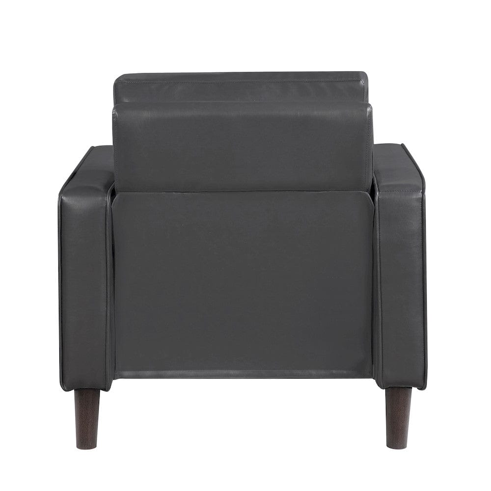 Homelegance  - Malcolm Chair in Dark gray - 9203DGY-1  view 4