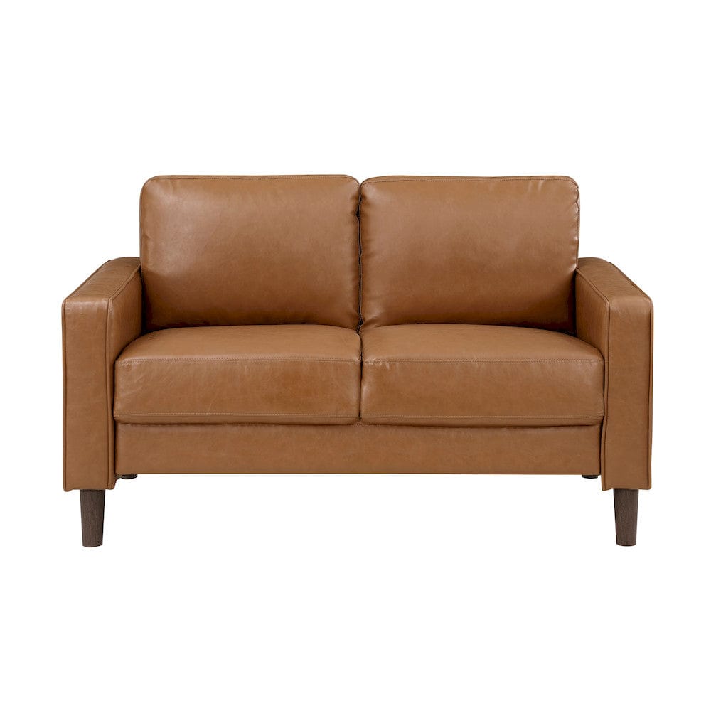 Homelegance  - Malcolm Love Seat in Brown - 9203BRW-2  view 1