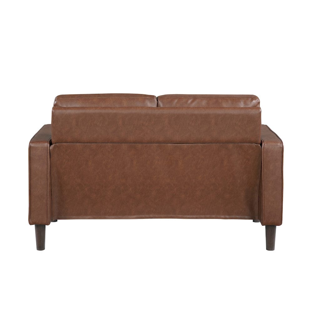 Homelegance  - Malcolm Love Seat in Chocolate - 9203CHC-2  view 4