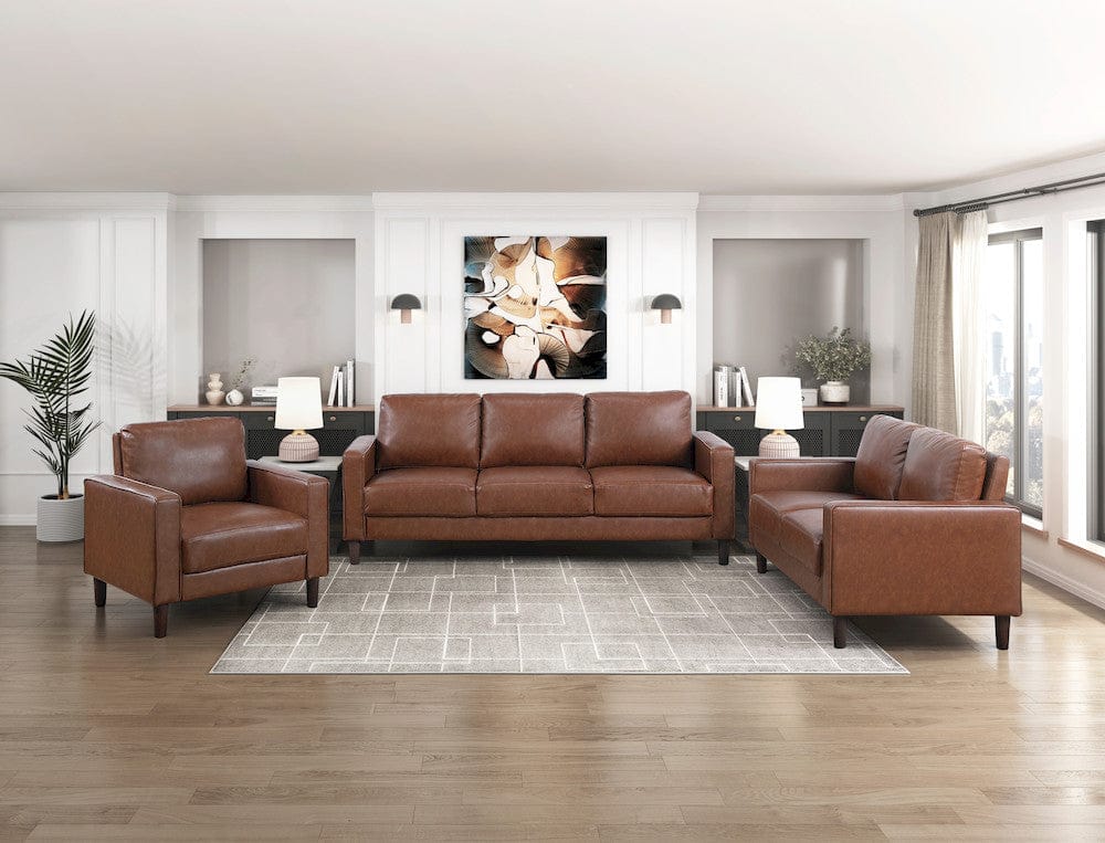 Homelegance  - Malcolm Love Seat in Chocolate - 9203CHC-2  view 9