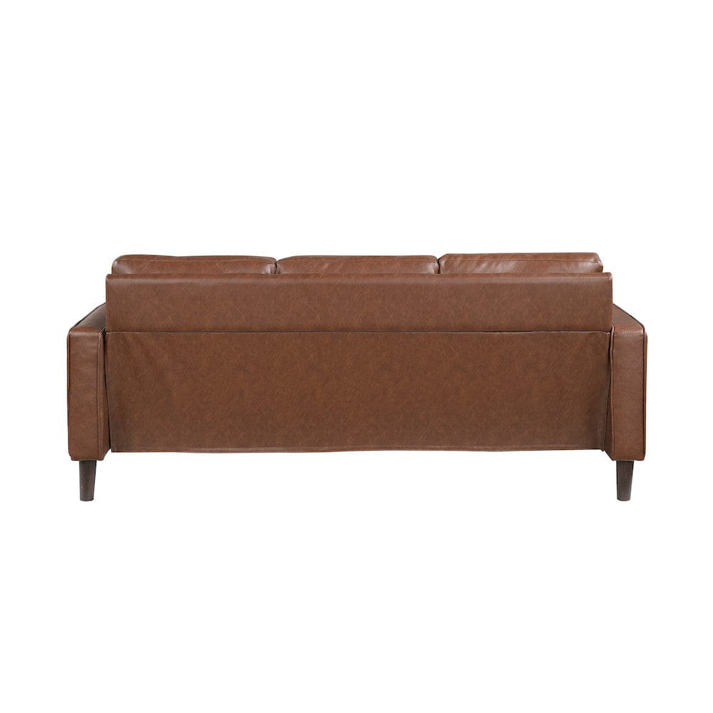 Homelegance  - Malcolm Sofa in Chocolate - 9203CHC-3  view 3