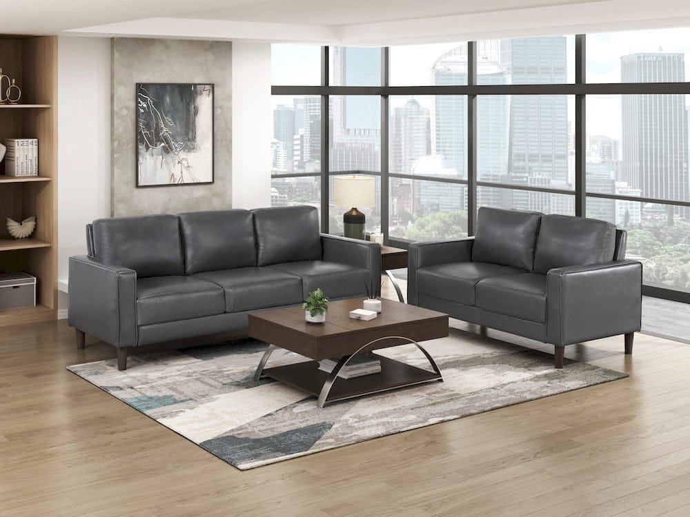 Homelegance  - Malcolm Sofa in Dark gray - 9203DGY-3  view 7