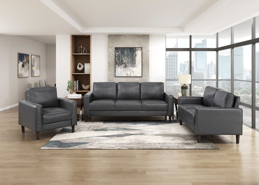 Homelegance  - Malcolm Sofa in Dark gray - 9203DGY-3  view 8