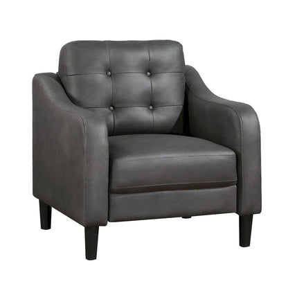 Homelegance  - Mallory Chair in Gray - 9489GRY-1  view 2