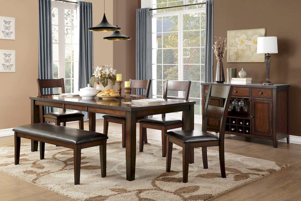 Homelegance  - Mantello Bench in Dark brown - 5547-13  view 2