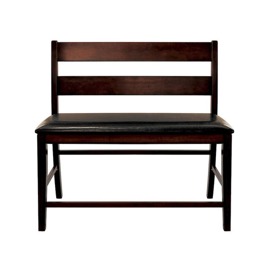 Homelegance  - Mantello Counter Height Bench W/ Back in Dark brown - 5547-24BH  view 1