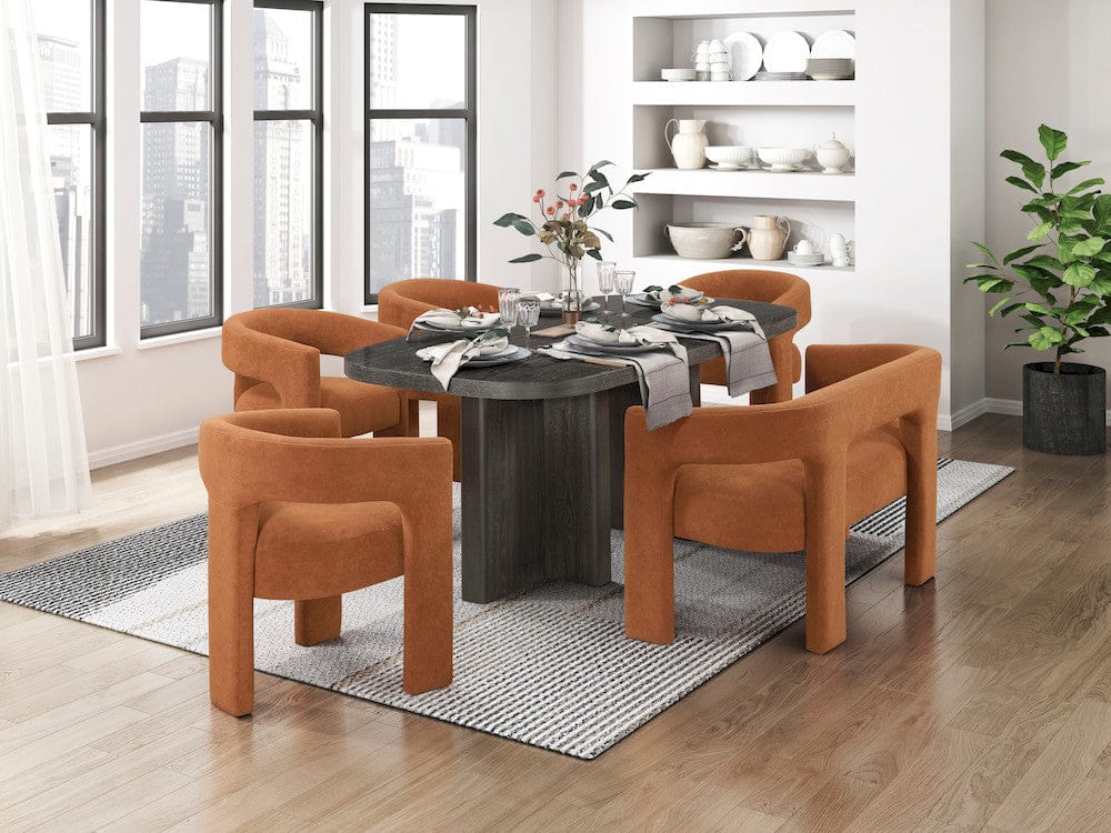 Homelegance  - Marais Side Chair in Orange - 6054RNS  view 6