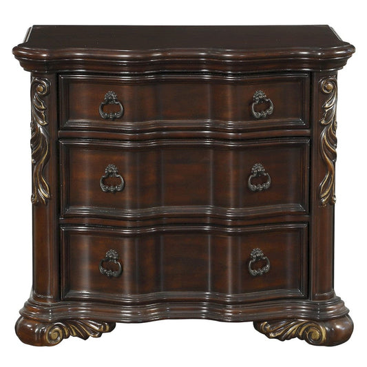 Homelegance  -  Marble Top Night Stand - 1603-4M  view 1