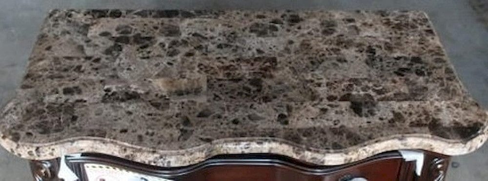 Homelegance  -  Marble Top Night Stand - 1603-4M  view 2