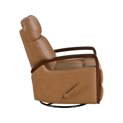 Homelegance  - Margerie Swivel Glider Reclining Chair in Camel - 9659CAM-1  view 3