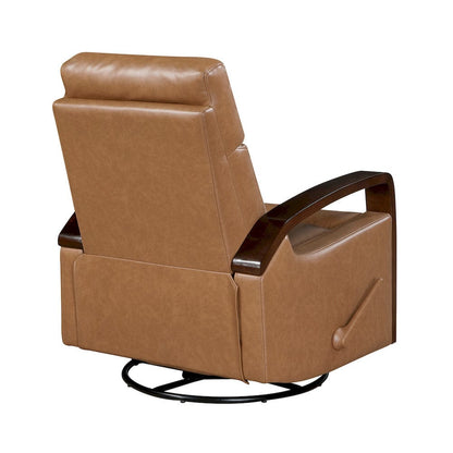 Homelegance  - Margerie Swivel Glider Reclining Chair in Camel - 9659CAM-1  view 4