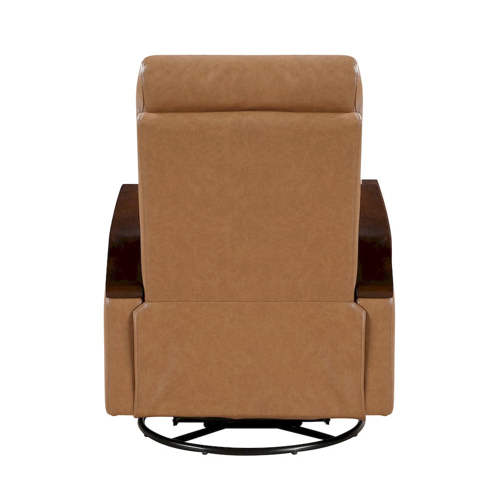 Homelegance  - Margerie Swivel Glider Reclining Chair in Camel - 9659CAM-1  view 5