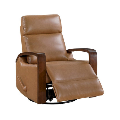 Homelegance  - Margerie Swivel Glider Reclining Chair in Camel - 9659CAM-1  view 6