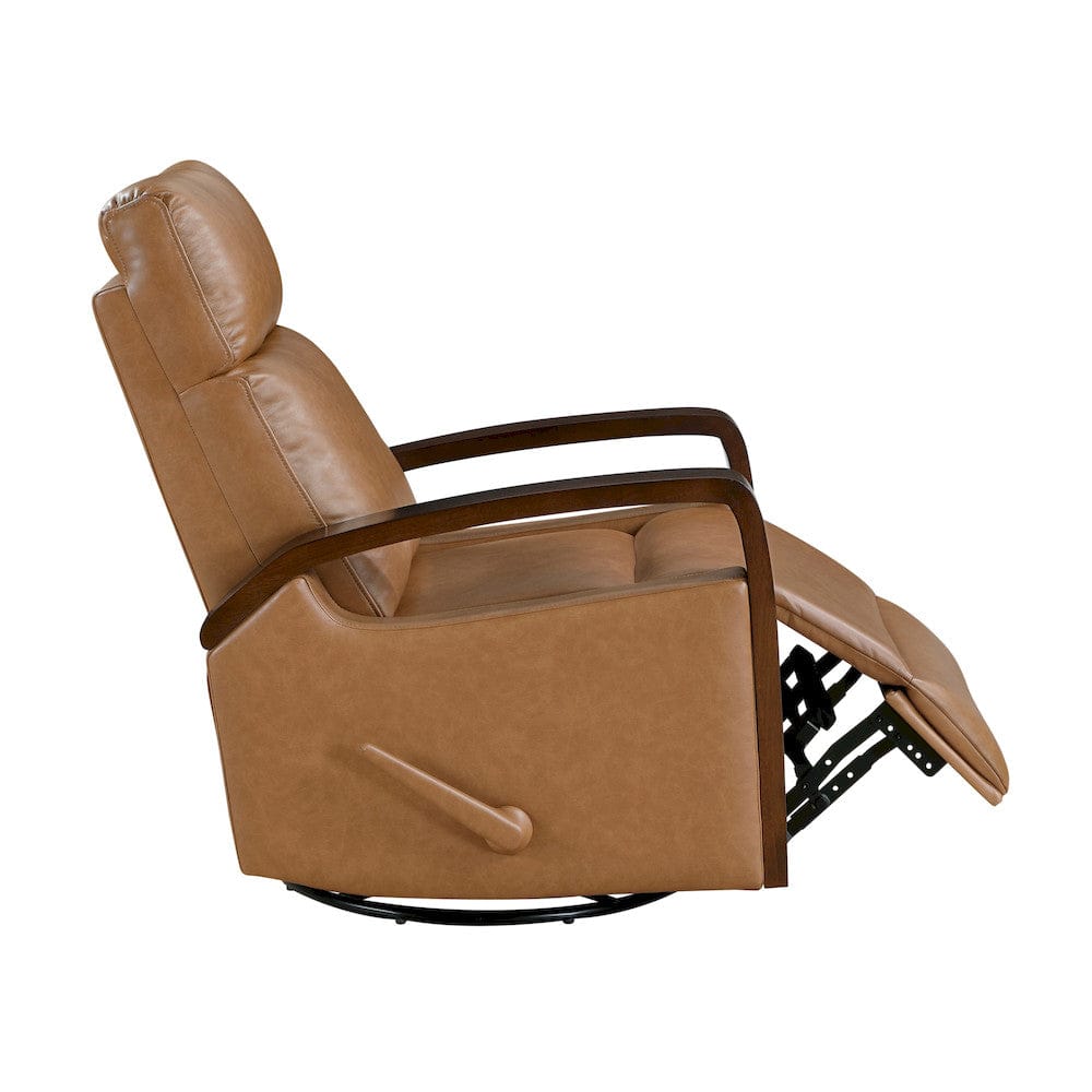 Homelegance  - Margerie Swivel Glider Reclining Chair in Camel - 9659CAM-1  view 9