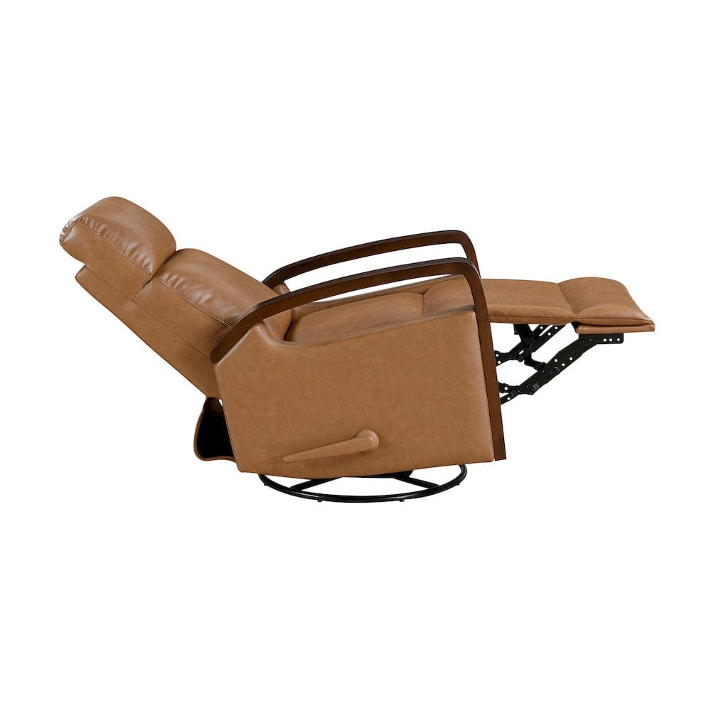 Homelegance  - Margerie Swivel Glider Reclining Chair in Camel - 9659CAM-1  view 10