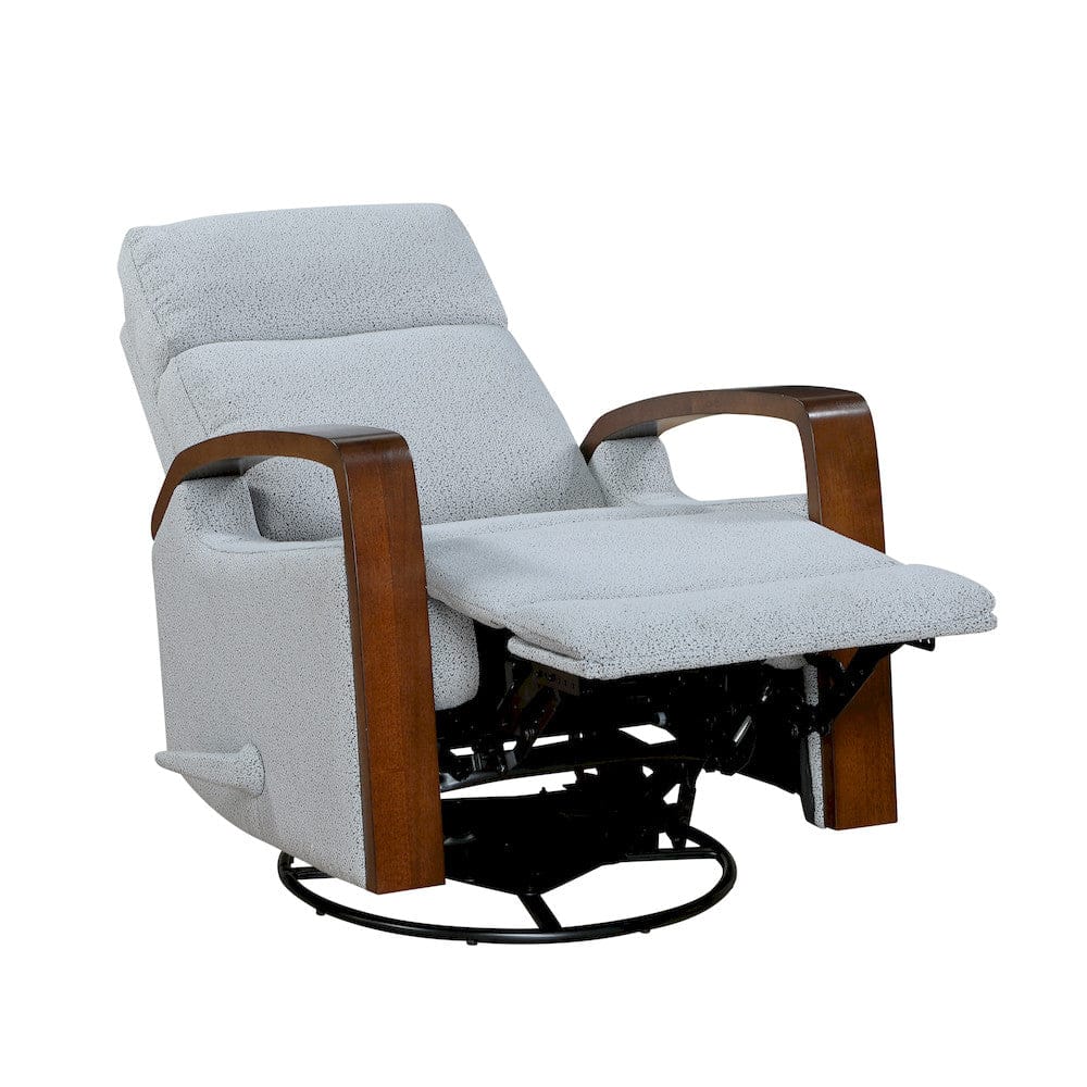 Homelegance  - Margerie Swivel Glider Reclining Chair in Gray - 9659GRY-1  view 3