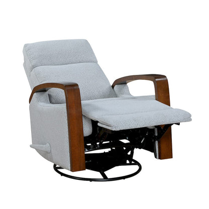 Homelegance  - Margerie Swivel Glider Reclining Chair in Gray - 9659GRY-1  view 3