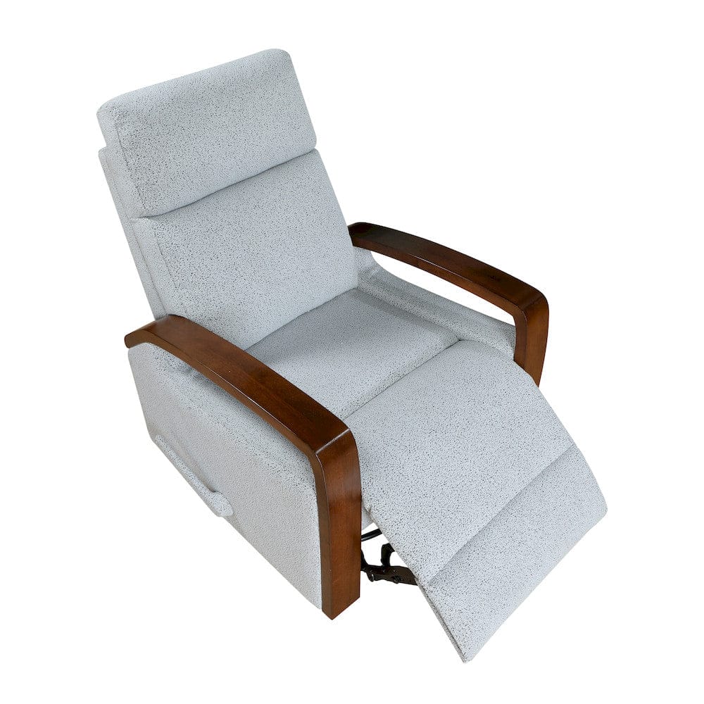 Homelegance  - Margerie Swivel Glider Reclining Chair in Gray - 9659GRY-1  view 4