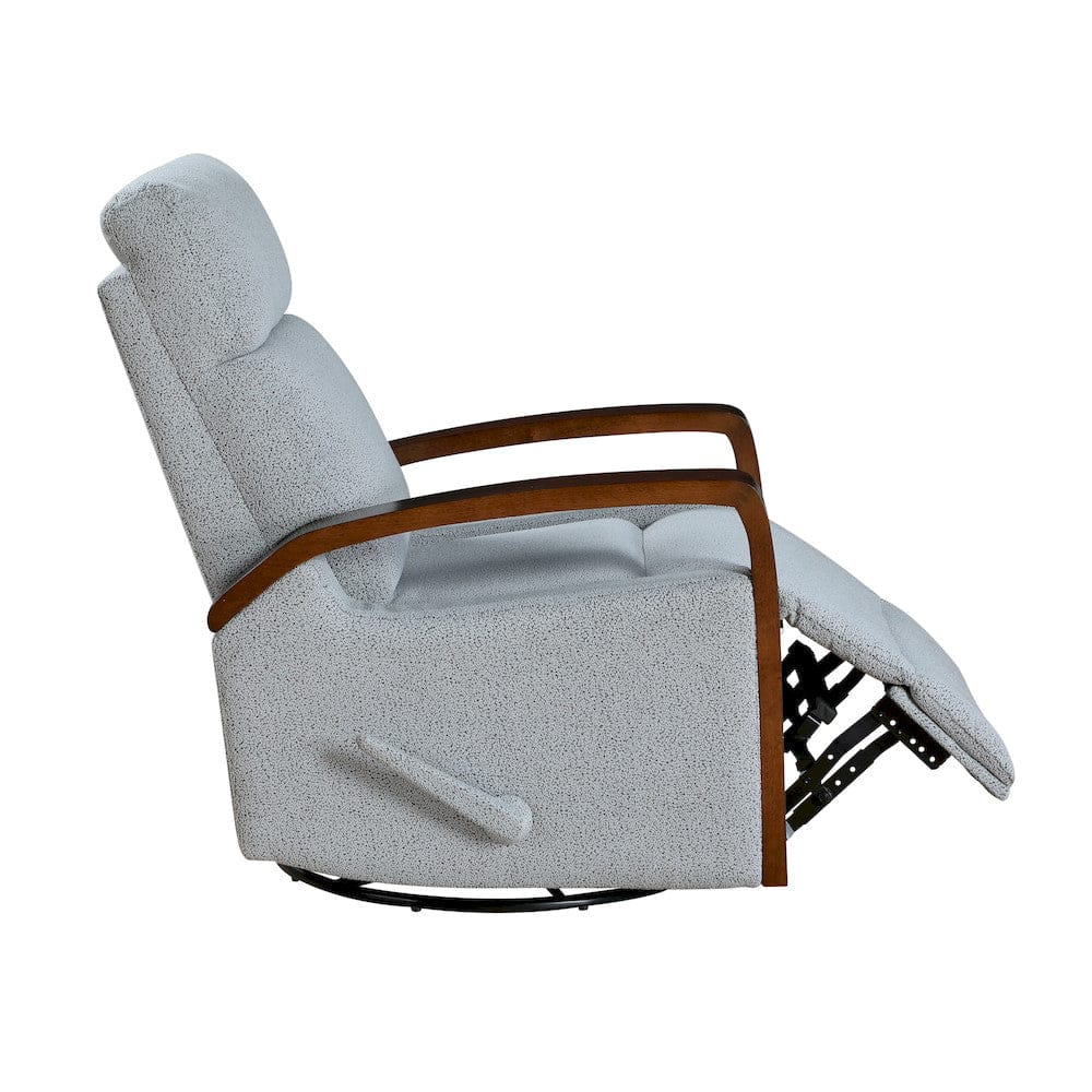 Homelegance  - Margerie Swivel Glider Reclining Chair in Gray - 9659GRY-1  view 5