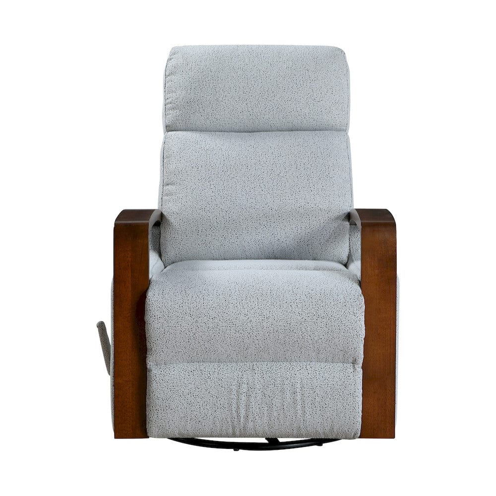Homelegance  - Margerie Swivel Glider Reclining Chair in Gray - 9659GRY-1  view 9