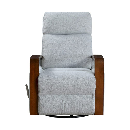 Homelegance  - Margerie Swivel Glider Reclining Chair in Gray - 9659GRY-1  view 9