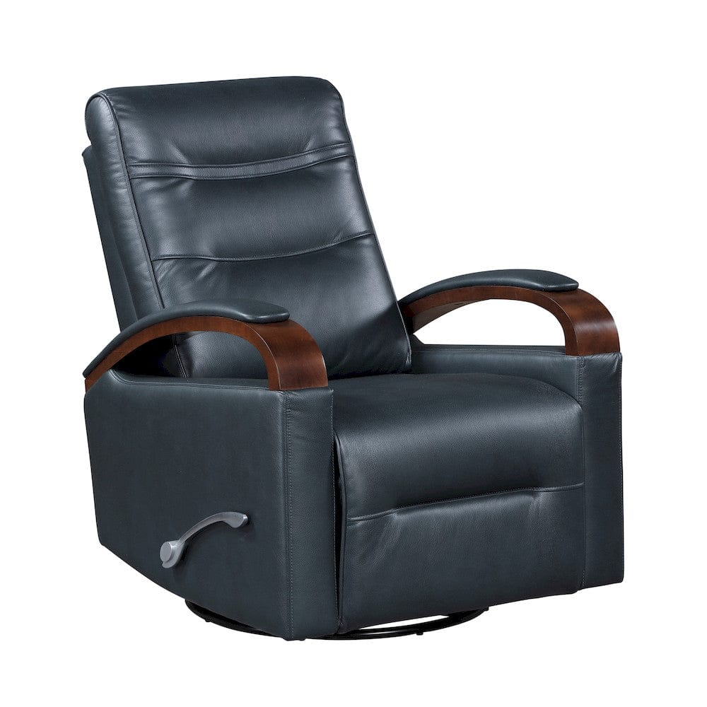 Homelegance  - Margot Swivel Glider Reclining Chair in Dark blue - 9708NV-1SW  view 1