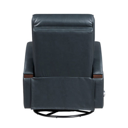 Homelegance  - Margot Swivel Glider Reclining Chair in Dark blue - 9708NV-1SW  view 7