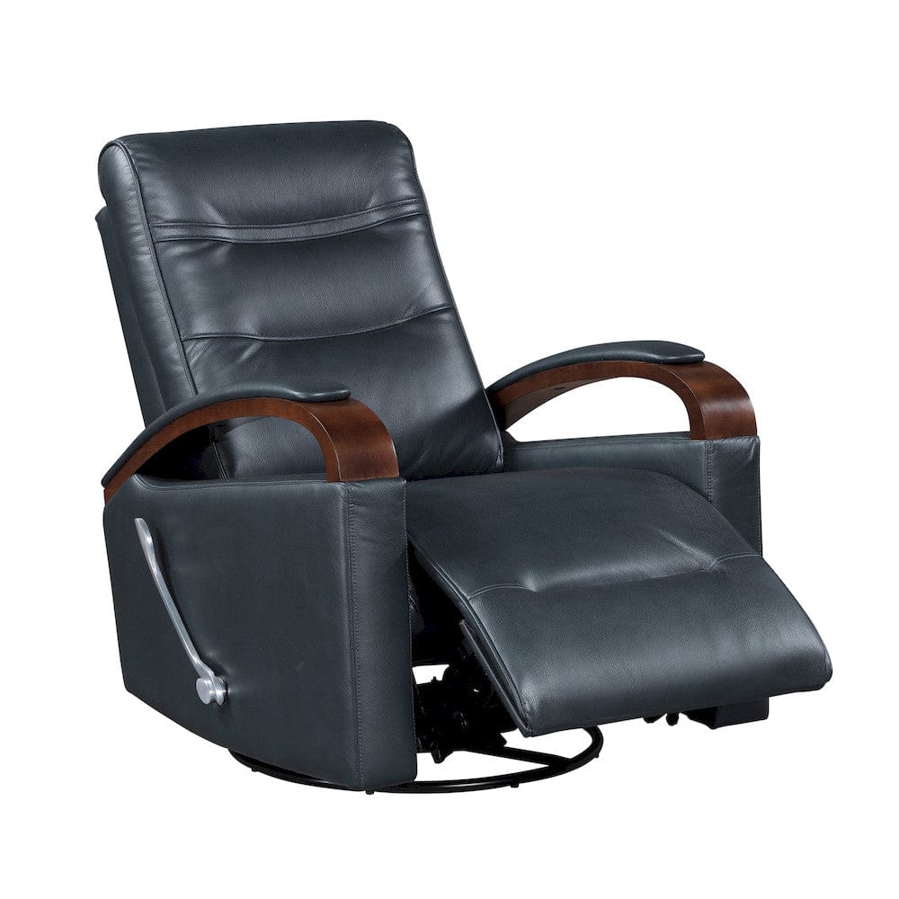 Homelegance  - Margot Swivel Glider Reclining Chair in Dark blue - 9708NV-1SW  view 8