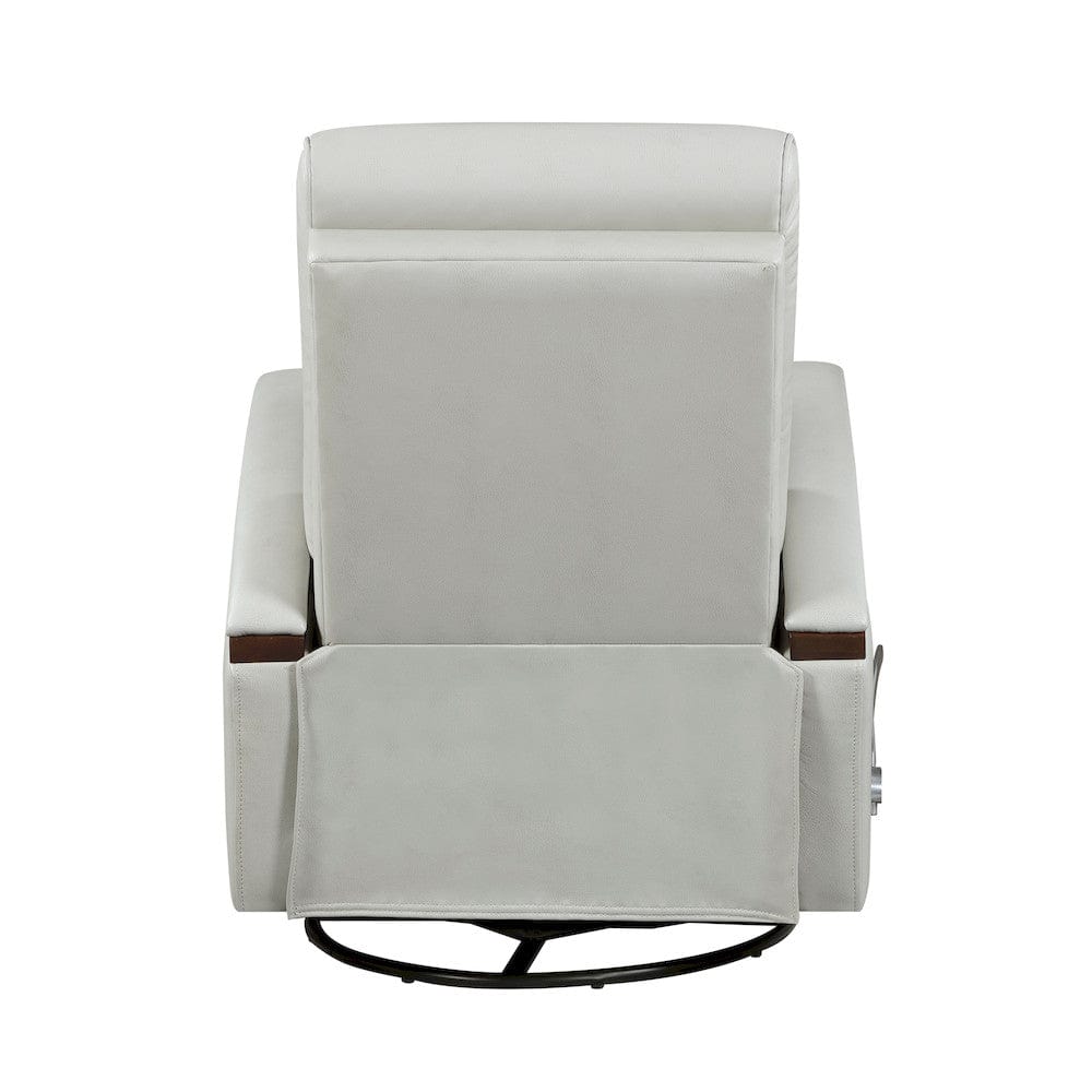 Homelegance  - Margot Swivel Glider Reclining Chair in Smoke - 9708SM-1SW  view 4