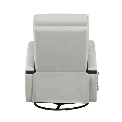 Homelegance  - Margot Swivel Glider Reclining Chair in Smoke - 9708SM-1SW  view 4