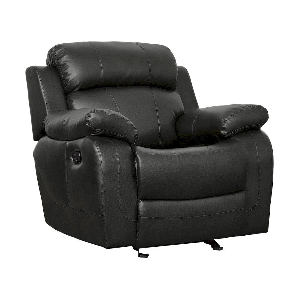 Homelegance  - Marille Glider Reclining Chair in Black - 9724BLK-1  view 2
