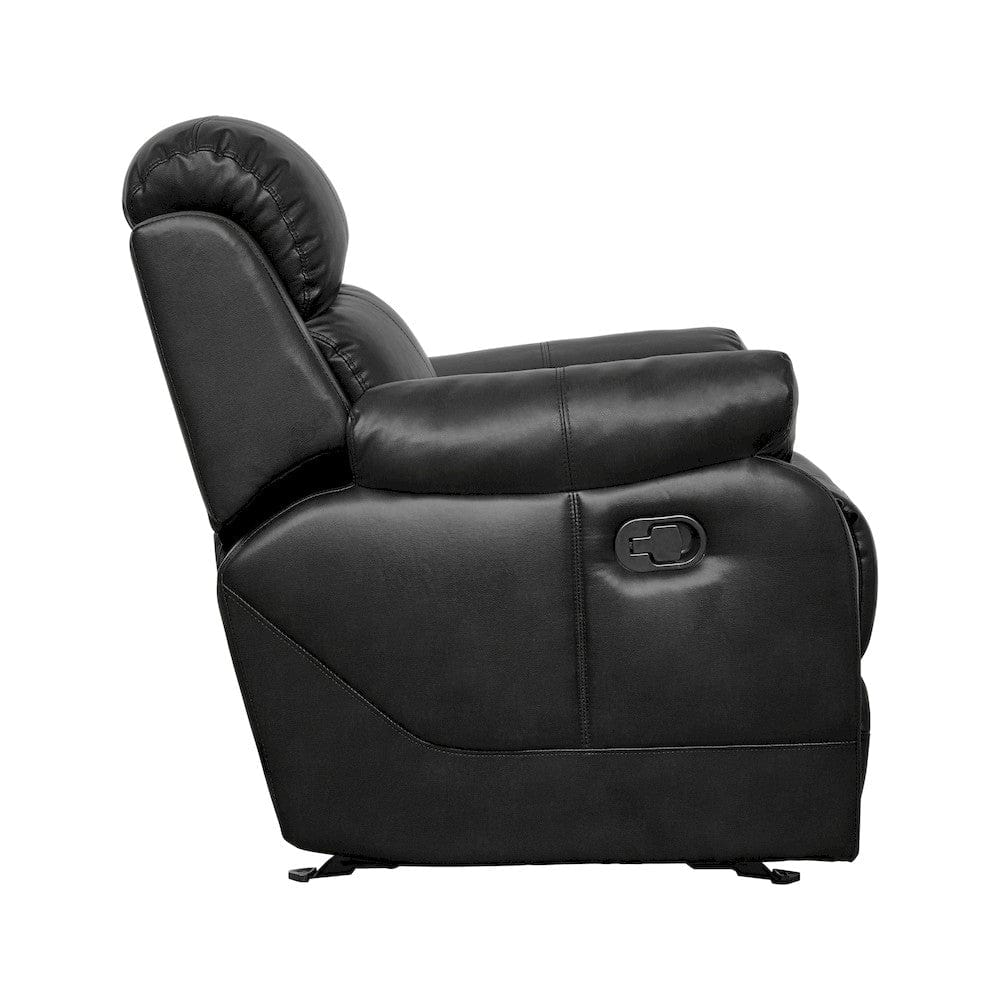 Homelegance  - Marille Glider Reclining Chair in Black - 9724BLK-1  view 3