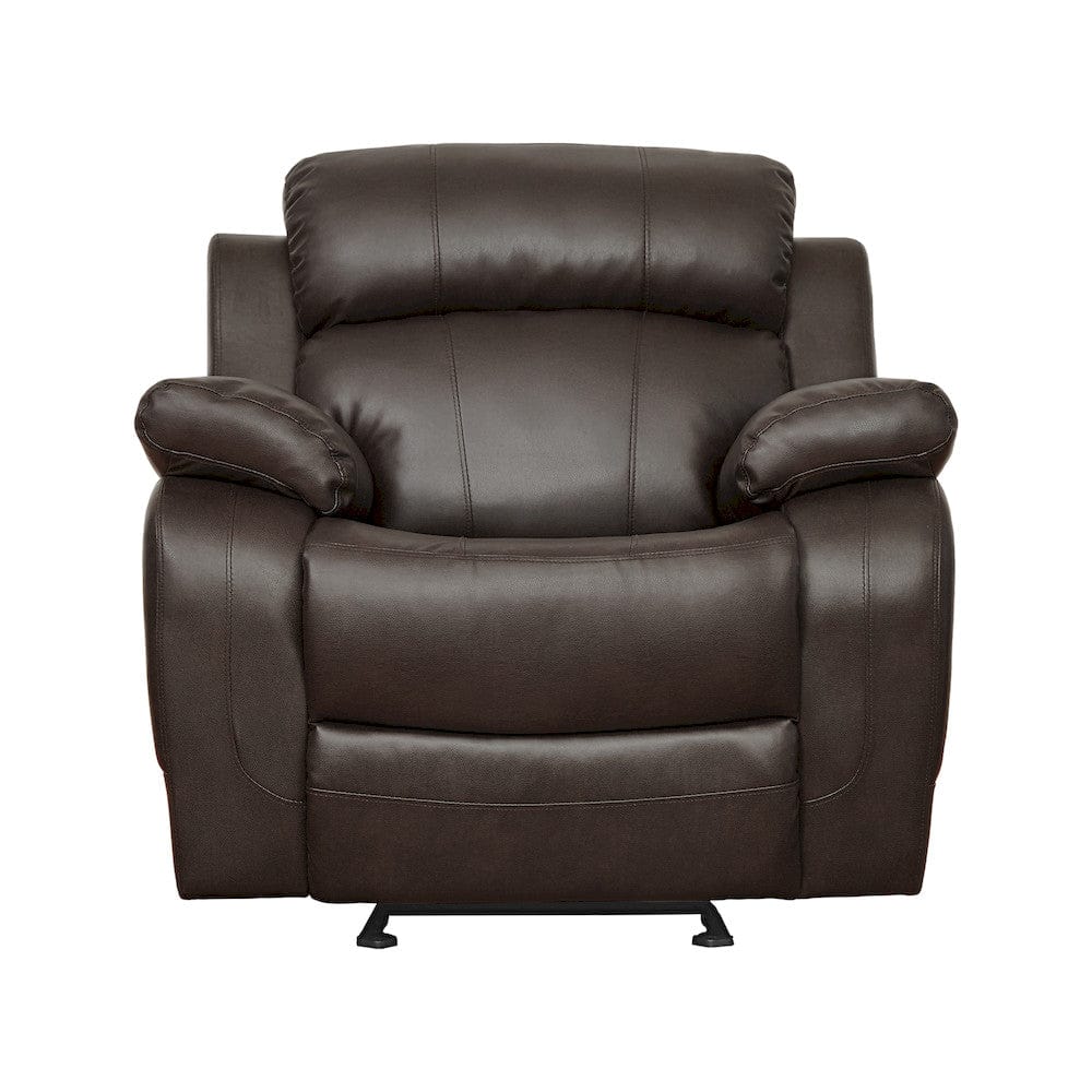 Homelegance  - Marille Glider Reclining Chair in Brown - 9724BRW-1  view 1