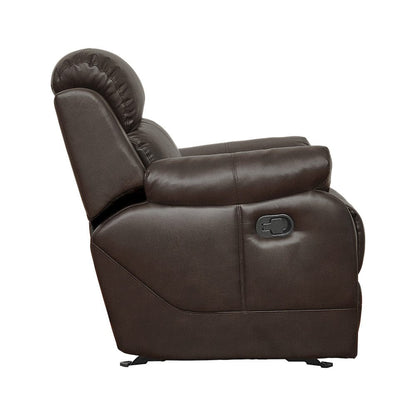 Homelegance  - Marille Glider Reclining Chair in Brown - 9724BRW-1  view 3