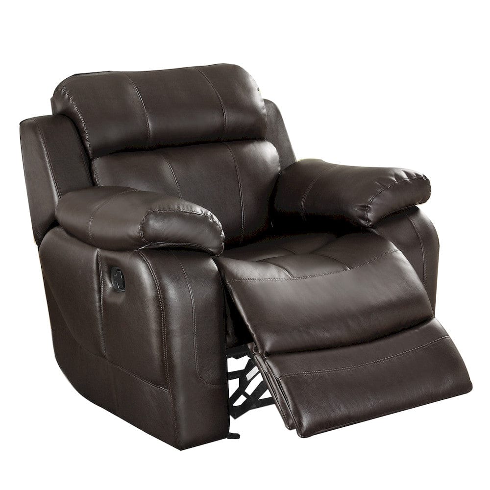 Homelegance  - Marille Glider Reclining Chair in Brown - 9724BRW-1  view 5