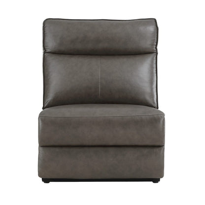 Homelegance  - Maroni 6-Piece Modular Power Reclining Sectional W/ Power Headrests in Dark brown - 8259RFDBx6SCPWH  view 3