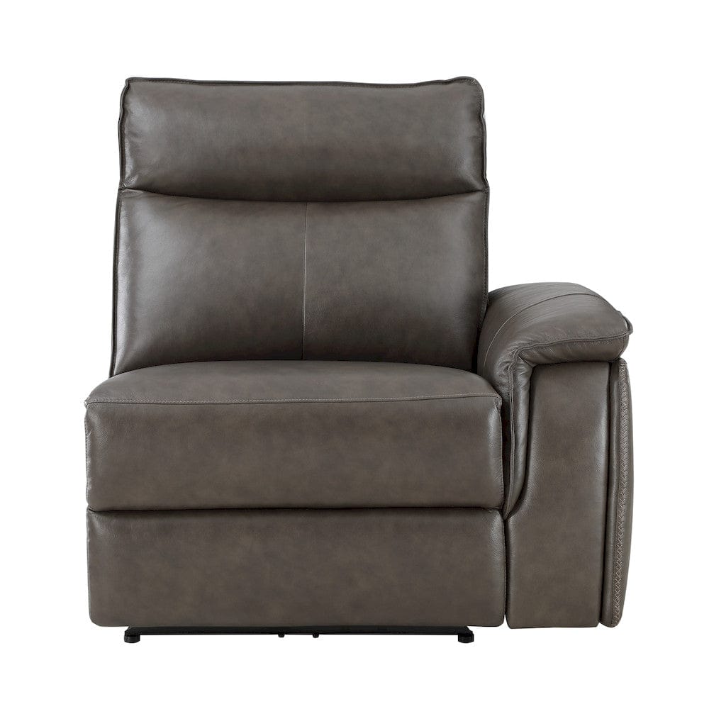 Homelegance  - Maroni 6-Piece Modular Power Reclining Sectional W/ Power Headrests in Dark brown - 8259RFDBx6SCPWH  view 6
